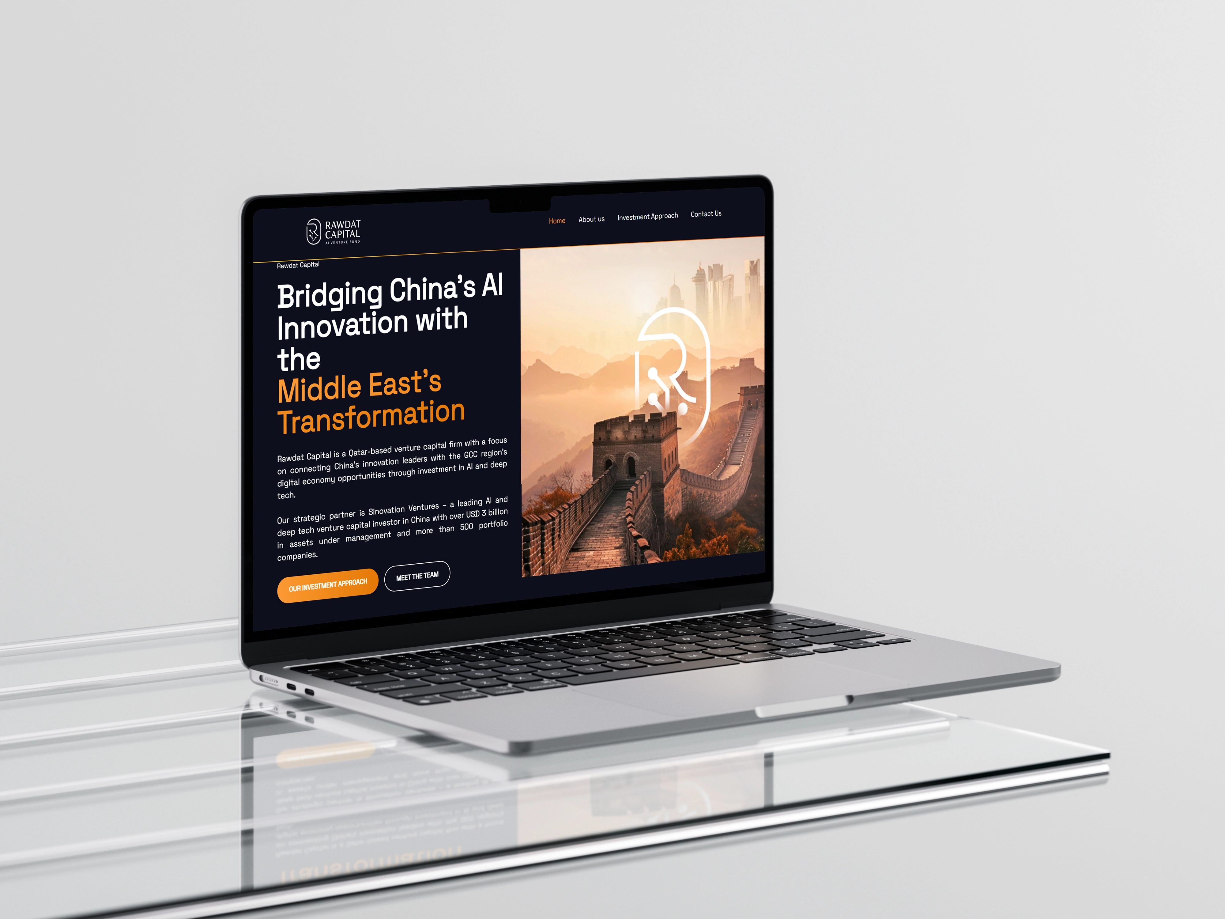 Branding and web design project for Qatar client